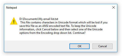 How to save your file